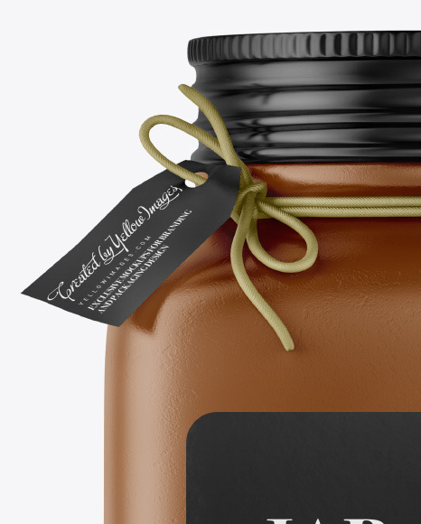 Matte Ceramic Jar Mockup