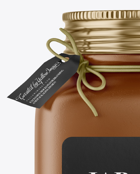 Matte Ceramic Jar Mockup