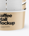 Matte Coffee Stall Mockup