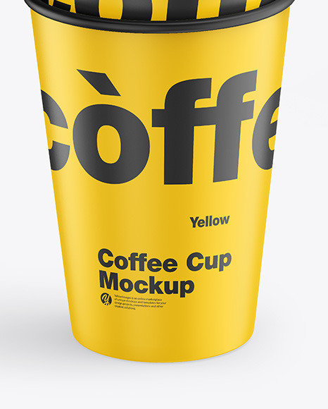 Matte Coffee Cups Mockup