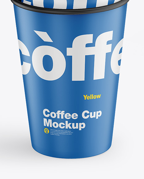 Matte Coffee Cups Mockup