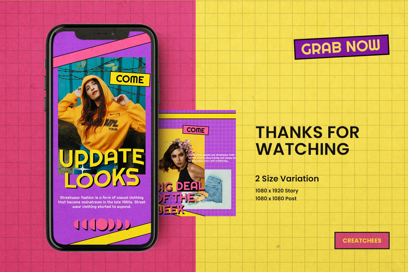 Silly - Instagram Stories & Post Template Silly - Instagram Stories & Post Template