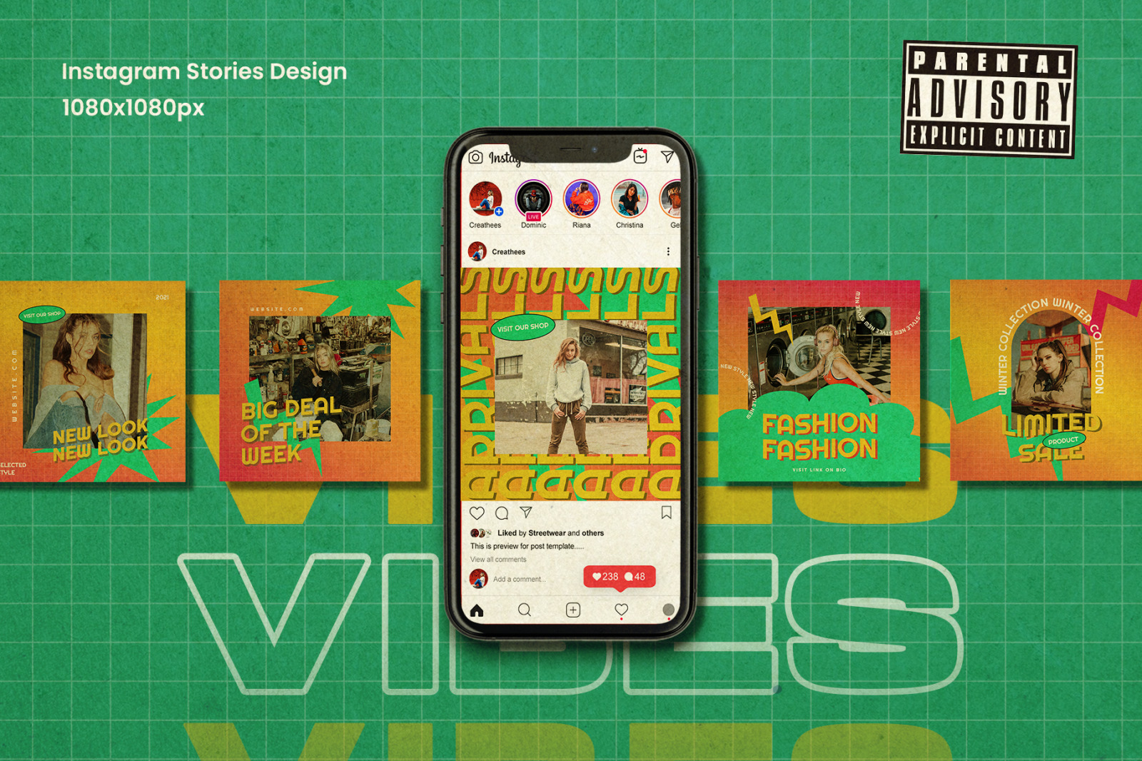 Guine - Instagram Stories & Post Template Guine - Instagram Stories & Post Template