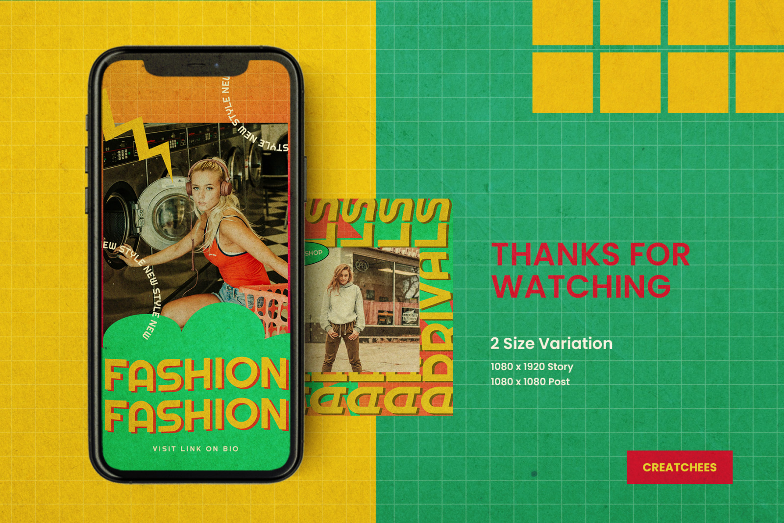Guine - Instagram Stories & Post Template Guine - Instagram Stories & Post Template