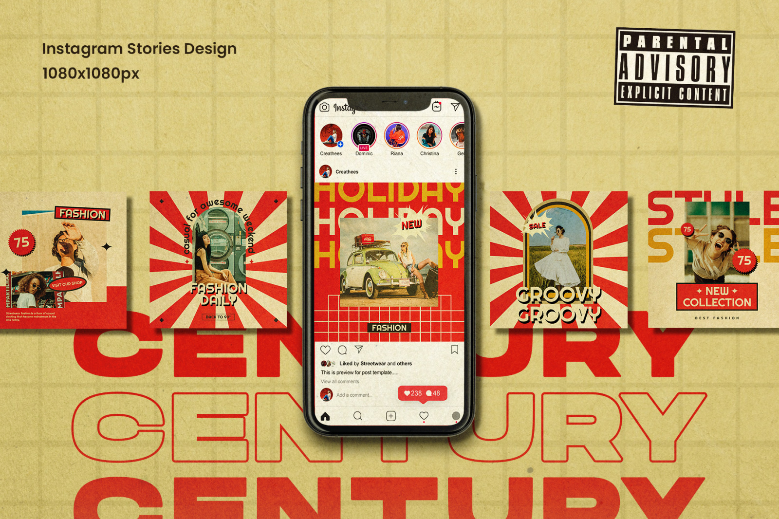 Popcorn - Instagram Stories & Post Template Popcorn - Instagram Stories & Post Template