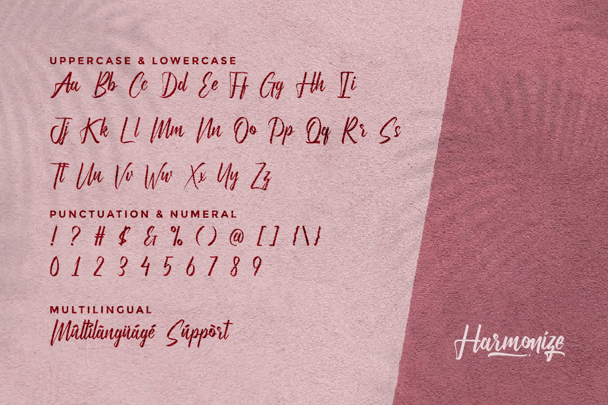 Harmonize Font