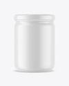 Matte Jam Jar Mockup