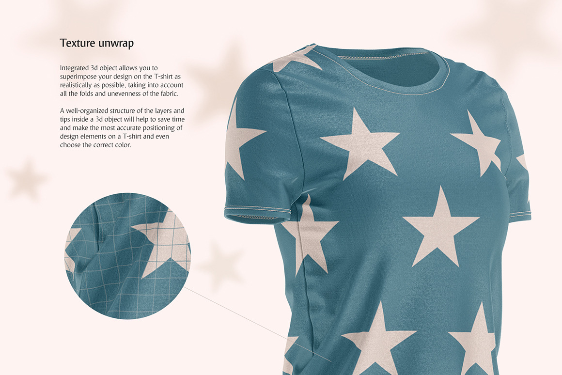 Women&#039;s T-shirt Animated Mockup