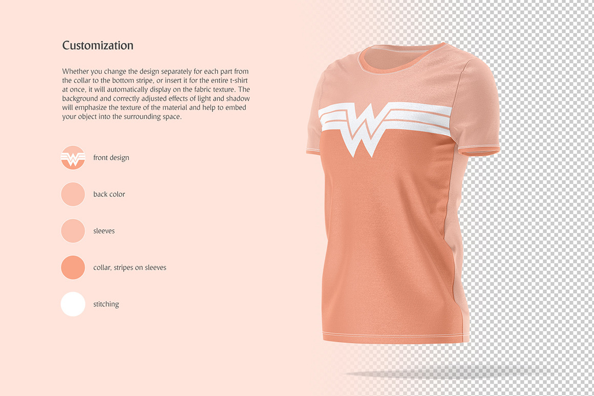 Women&#039;s T-shirt Animated Mockup