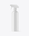 Glossy Spray Bottle Mockup