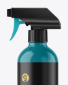 Glossy Spray Bottle Mockup