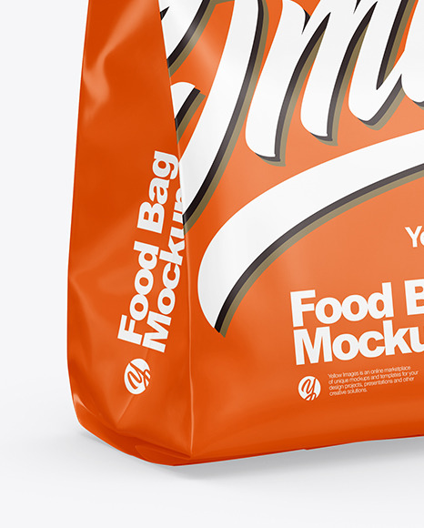 Matte Food Bag Mockup