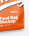 Matte Food Bag Mockup