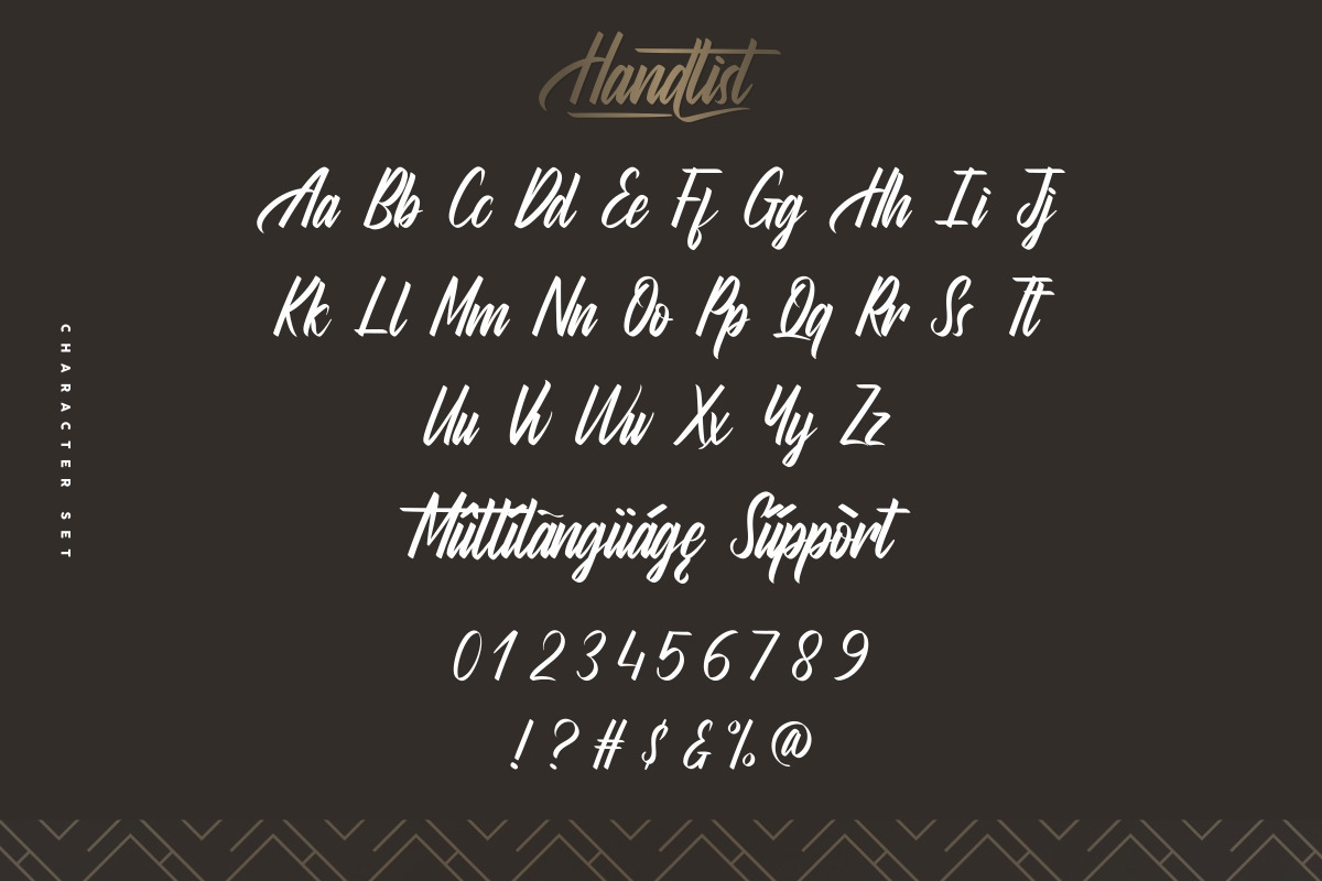 Handlist Font