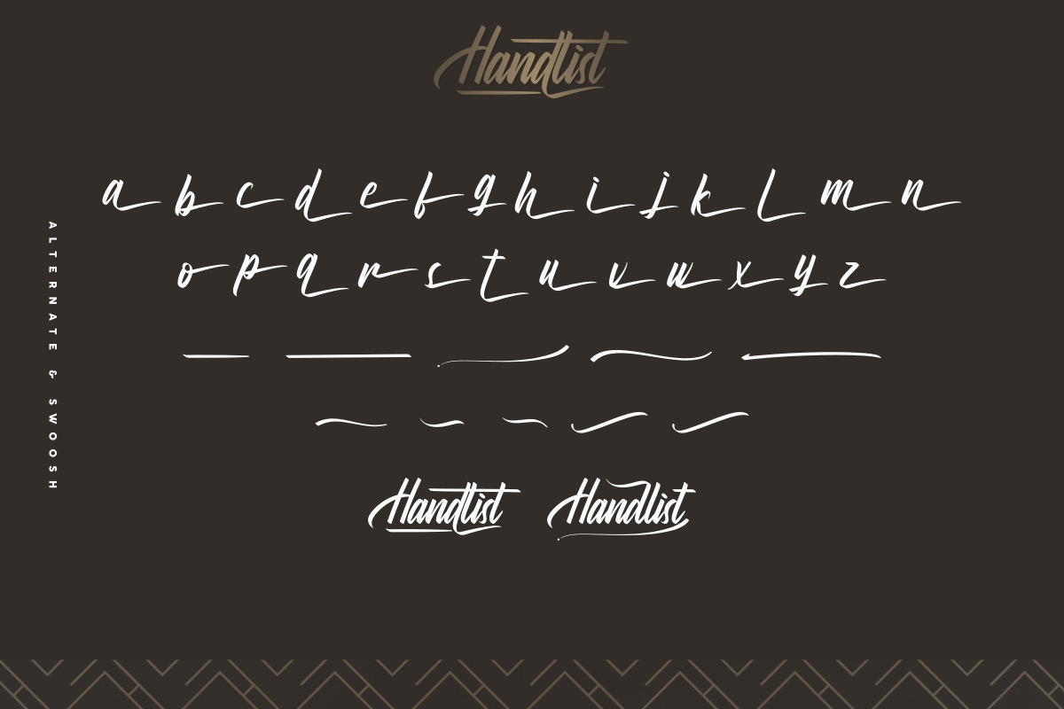 Handlist Font