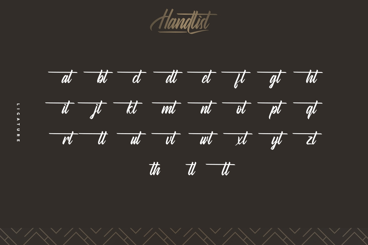 Handlist Font Handlist Font