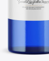 Blue Glass Vodka Bottle Mockup