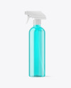 Color Plastic Spray Bottle Mockup