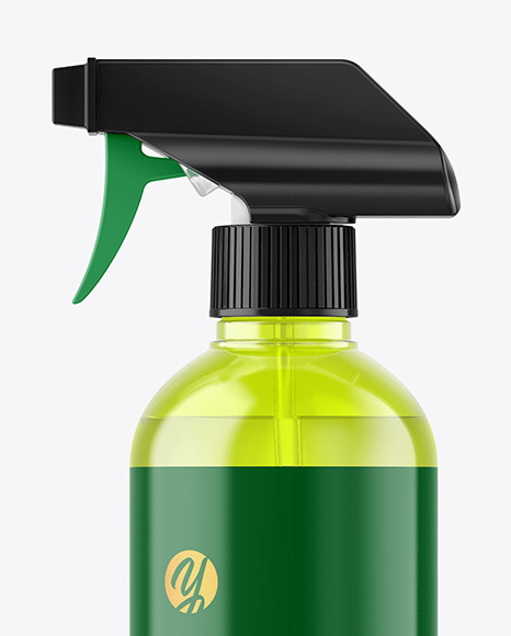 Color Plastic Spray Bottle Mockup