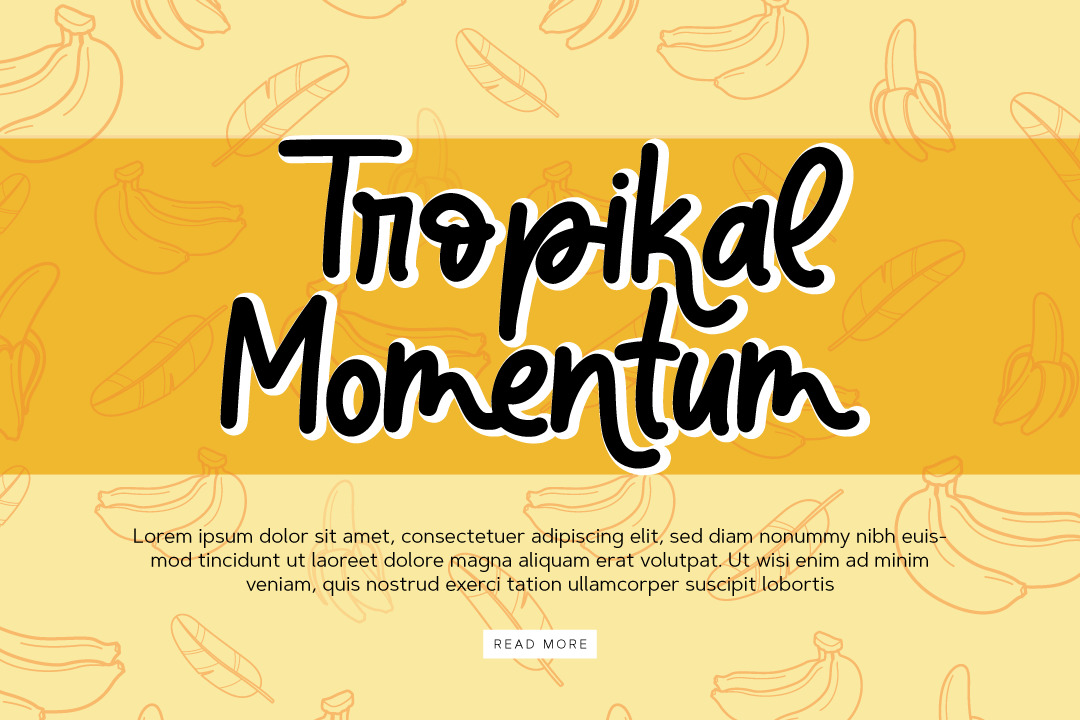 Banana Super Font Banana Super Font