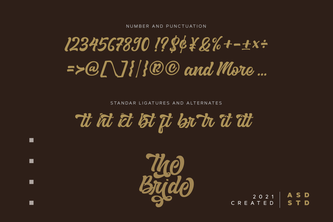 The Bride Font The Bride Font