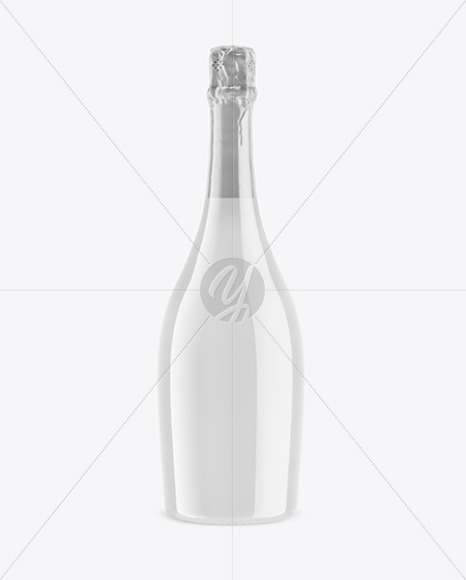 Glossy Wine Bottle Mockup Glossy Wine Bottle Mockup