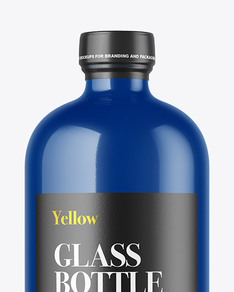 Glossy Bottle Mockup