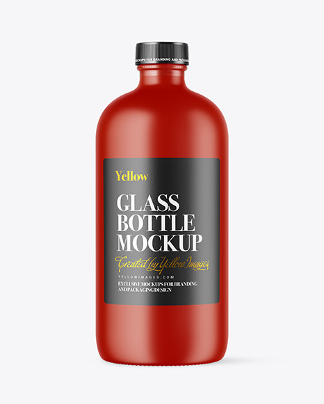 Matte Bottle Mockup