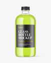 Color Liquid Bottle Mockup Color Liquid Bottle Mockup