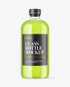 Color Liquid Bottle Mockup Color Liquid Bottle Mockup