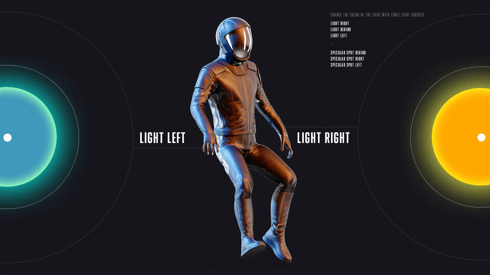 PSD Mockup 3D model SpaceX Astronaut #05 PSD Mockup 3D model SpaceX Astronaut #05