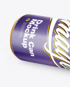 Metallic Drink Can w/ Glossy Finish Mockup