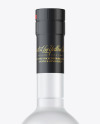 Frosted Glass Vodka Bottle Mockup