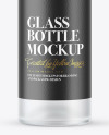 Frosted Glass Vodka Bottle Mockup