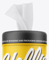 Matte Wipes Tube Mockup