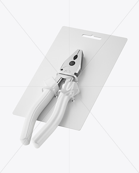 Pliers Mockup - Half Side View