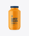 Glossy Plastic Bottle Mockup