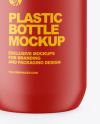 Matte Plastic Bottle Mockup