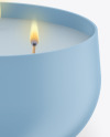 Matte Candle w/ Wooden Cap Mockup