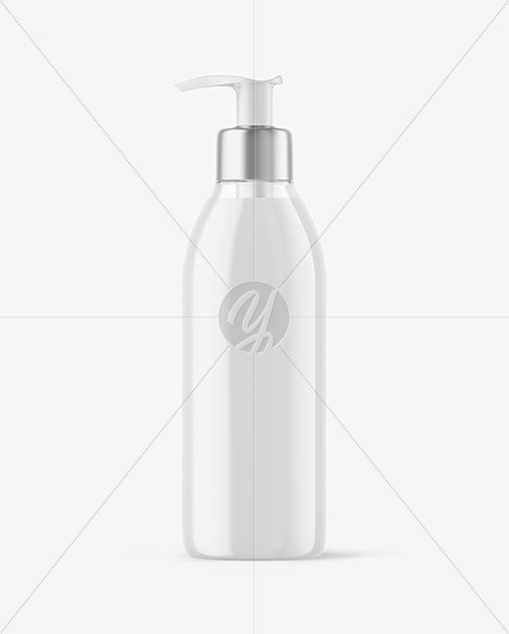 Clear Liquid Soap Bottle with Pump