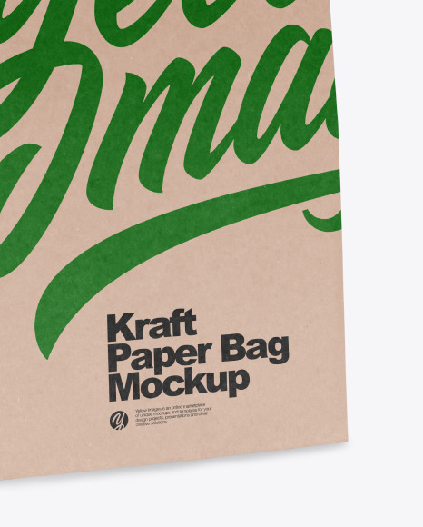 Kraft Paper Shopping Bag Mockup