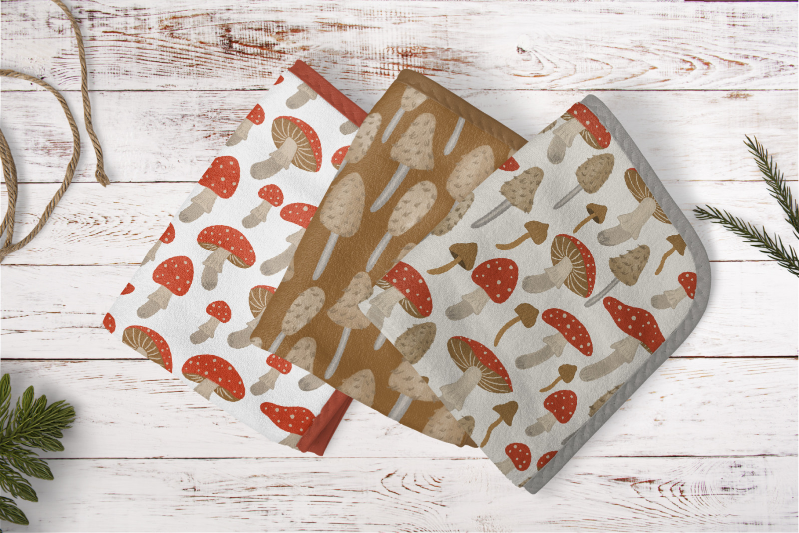 Mushroom pattern collection Mushroom pattern collection