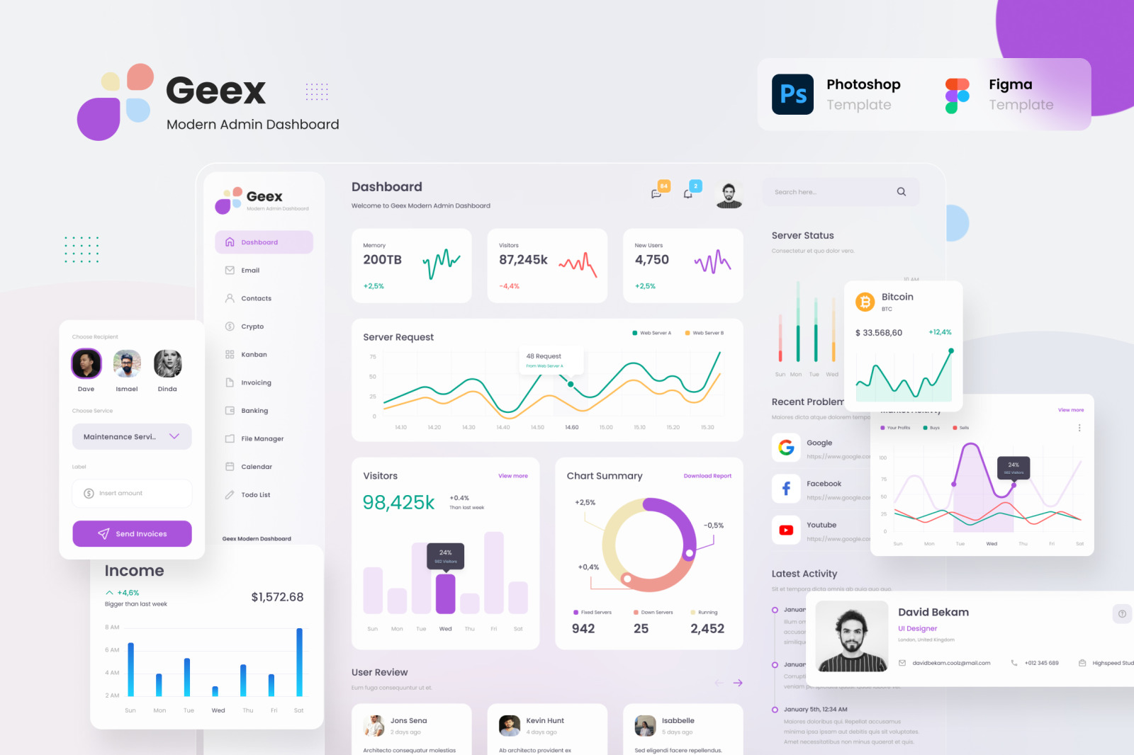Geex - Modern Elegant Admin Dashboard UI Template Geex - Modern Elegant Admin Dashboard UI Template