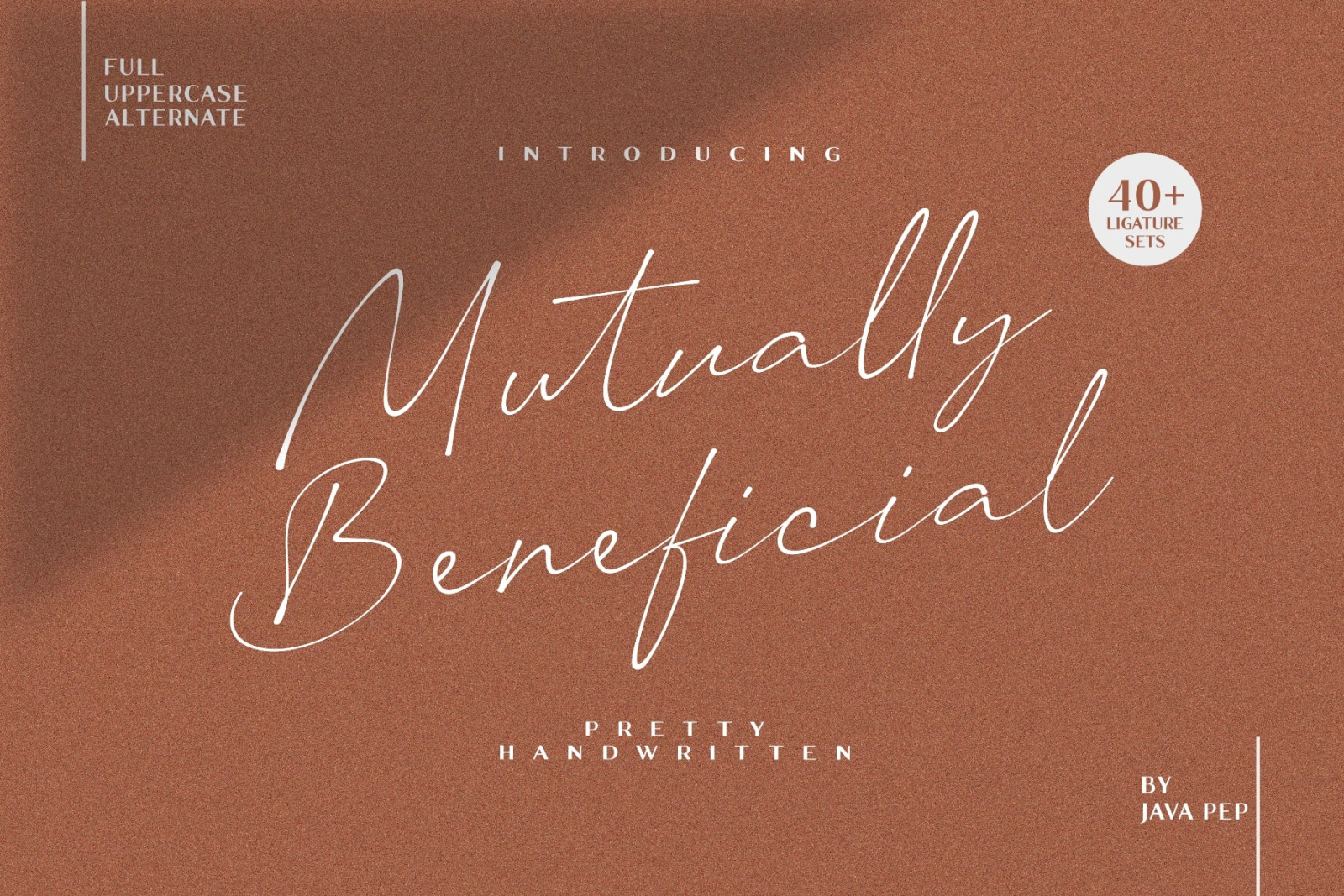 Mutually Beneficial Font Mutually Beneficial Font