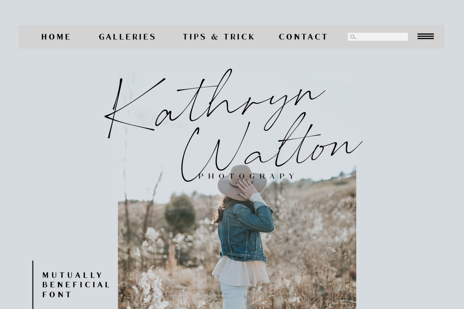 Mutually Beneficial Font Mutually Beneficial Font