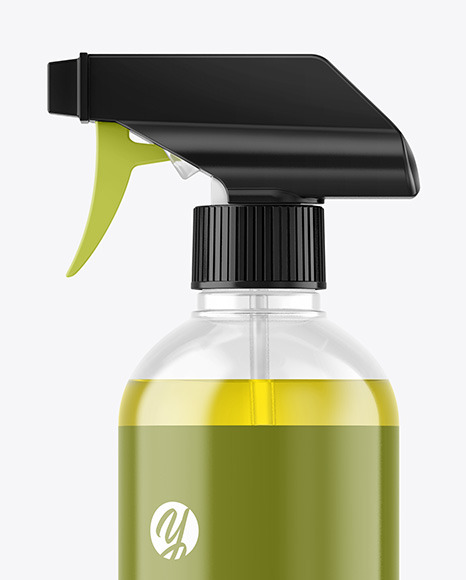 Color Liquid Spray Bottle Mockup