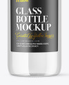 Clear Glass Bottle Mockup