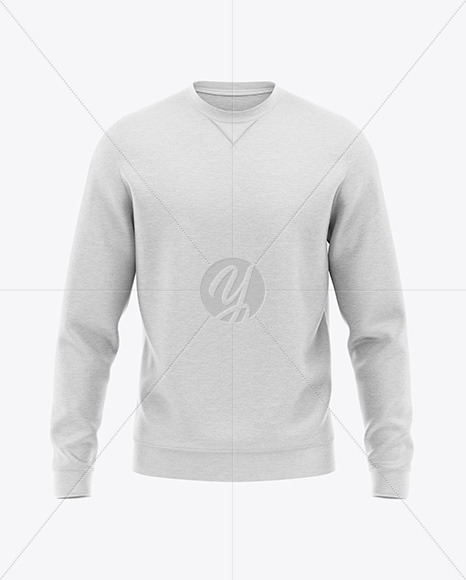 Long Sleeve Heather Sweatshirt - Front View