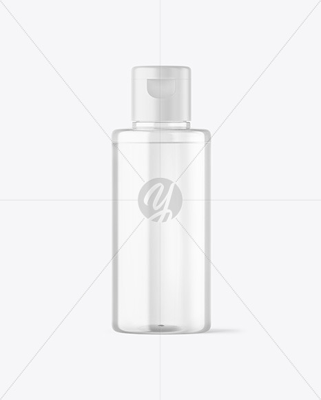 Clear Cosmetic Bottle Mockup