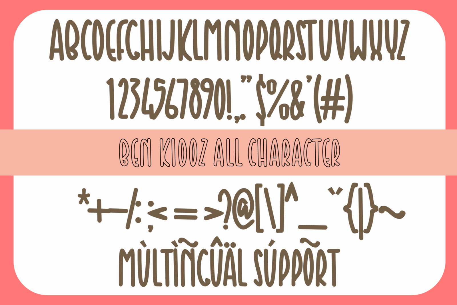 Ben Kidoz Font